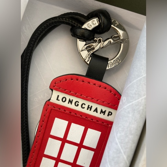 Longchamp Phone Booth Keychain | red - Picture 2 of 4